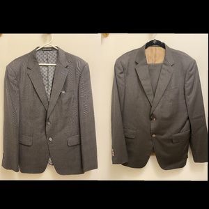 LOT 2 suit Jackets, 1 pair dress pants-Custom MADE IN ITALY